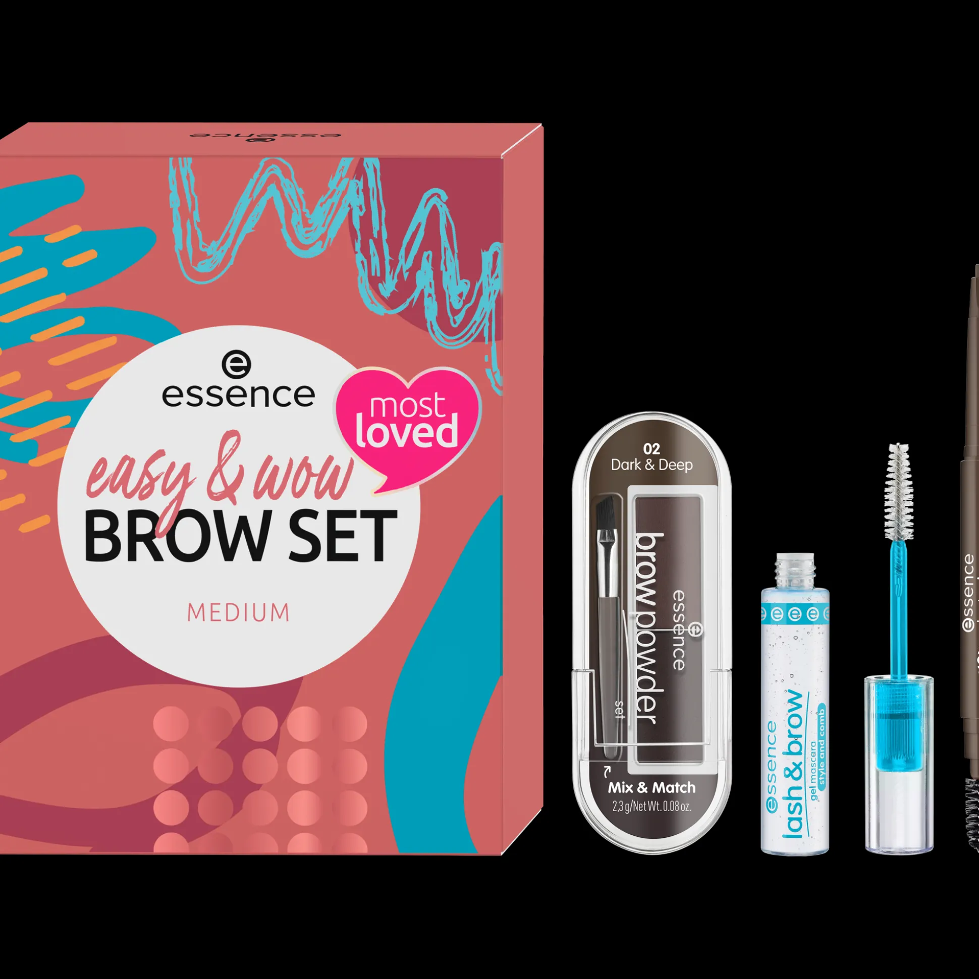 easy & WOW brow set medium^essence Flash Sale
