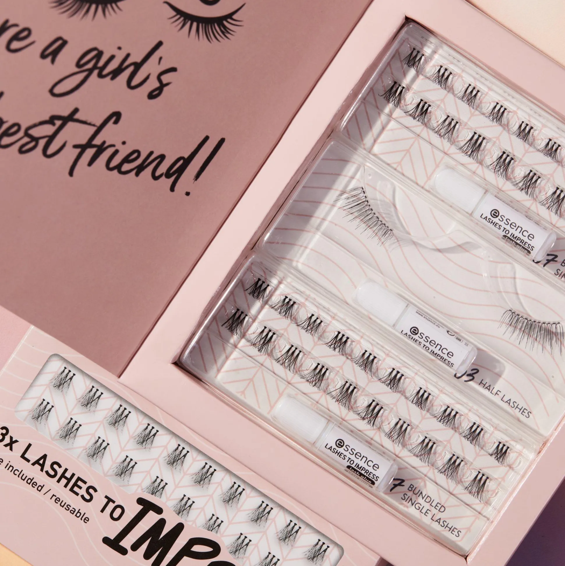 x_lashes_to_impress_kunstwimperset_2.webp 3x LASHES TO IMPRESS kunstwimperset^essence Cheap